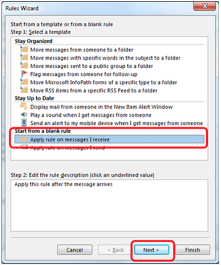 Microsoft How To Create a Rule in Outlook Solo Practice University®